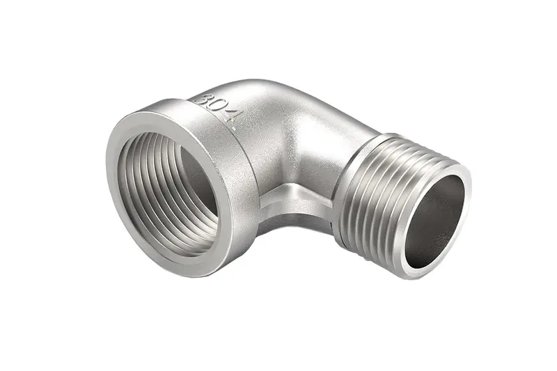 Stainless Steel 1/2" Npt Street Elbow Fitting – Industrial Grade 1