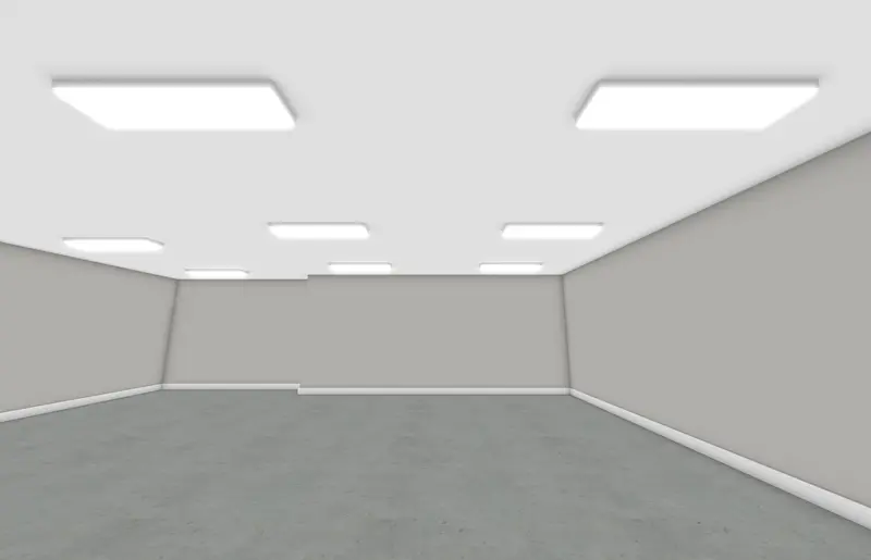 Three-Bay Garage Lighting Kit – Comprehensive Coverage 1