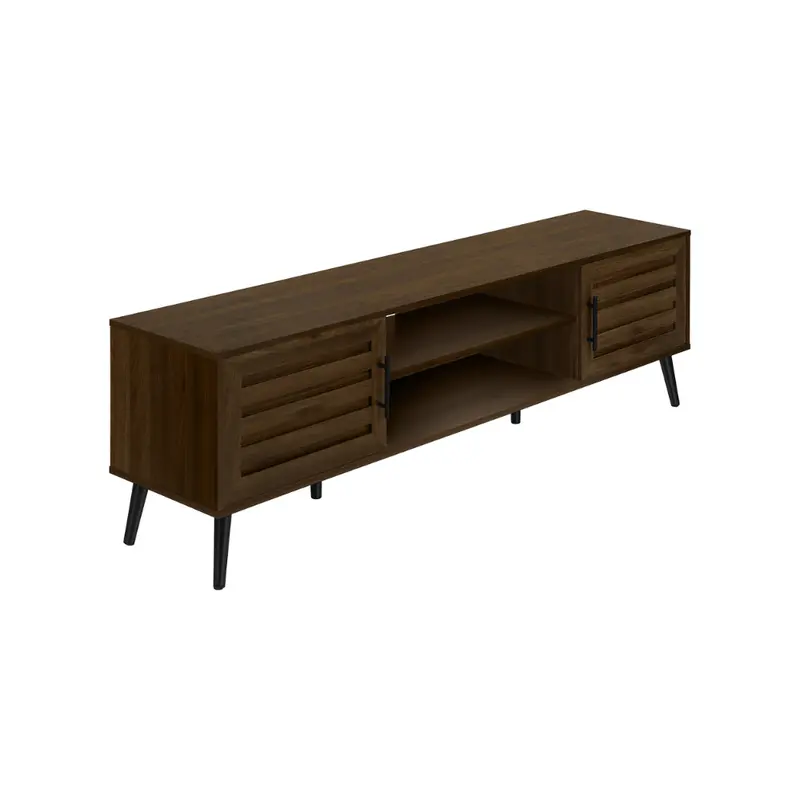 Two-Door Wooden-Look Tv Stand For Living Room Organization (Model I2717) 1