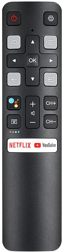 Voice-Enabled Replacement Remote For Tcl Smart Android Tvs 1