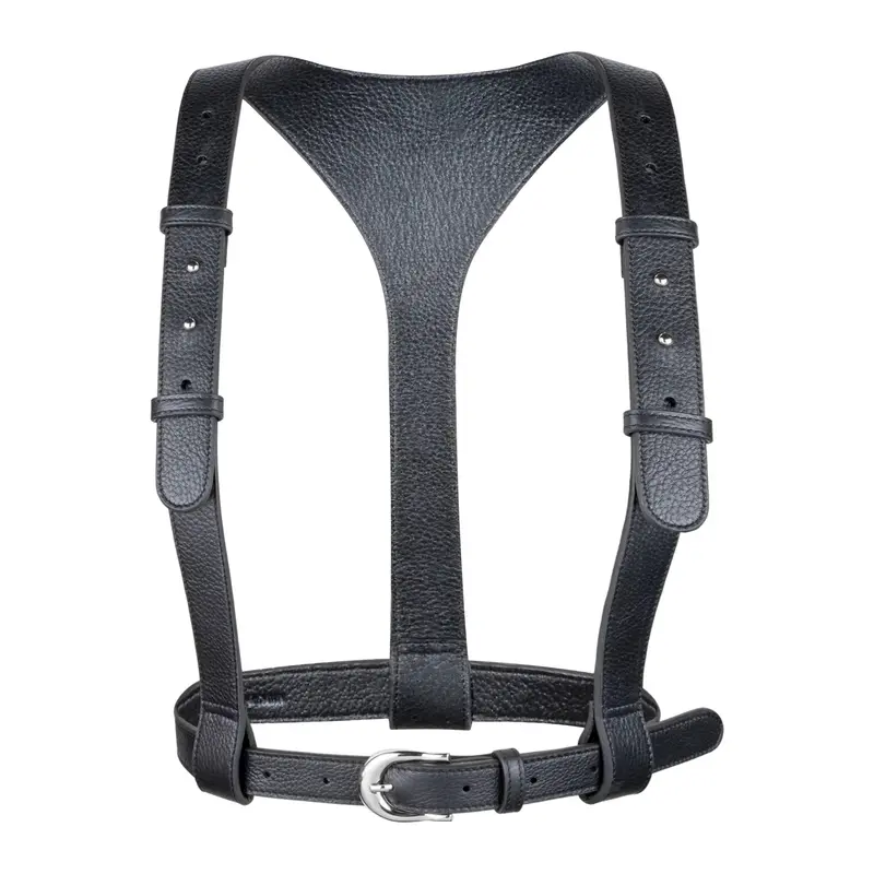 Zheng Convertible Leather Harness-Belt With Removable Straps 1