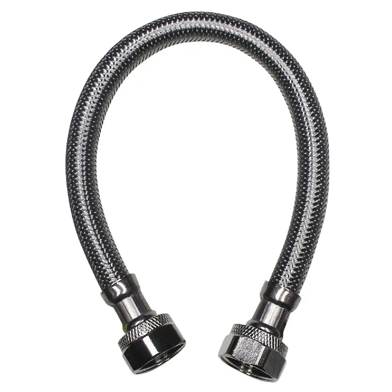 B&K Stainless Steel Faucet Supply Line – 1/2" Fip × 1/2" Fip, 96" Flexible Hose 1