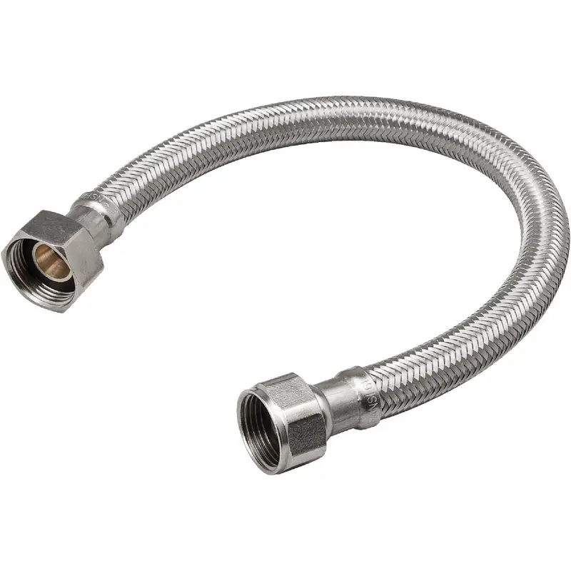 B&K Stainless Steel Water Heater Connector – 3/4" Fip To 1/2" Id, 18" Length 1