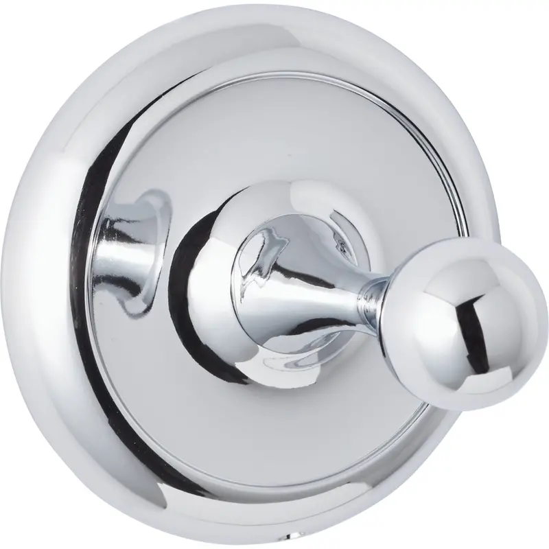Home Impressions Polished Chrome Robe Hook – Sleek Single-Hook Bathroom Or Closet Accessory 1