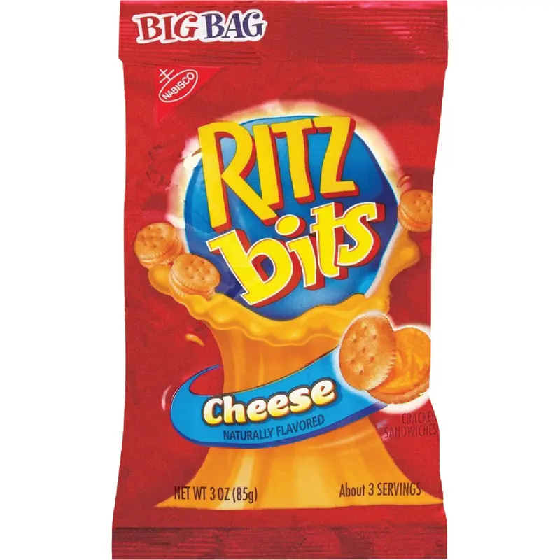 Ritz Bitz Cheese Crackers – 3 Oz Snack Pack 1